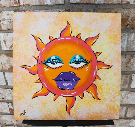 Sun Girl - Hand Painted Original Art