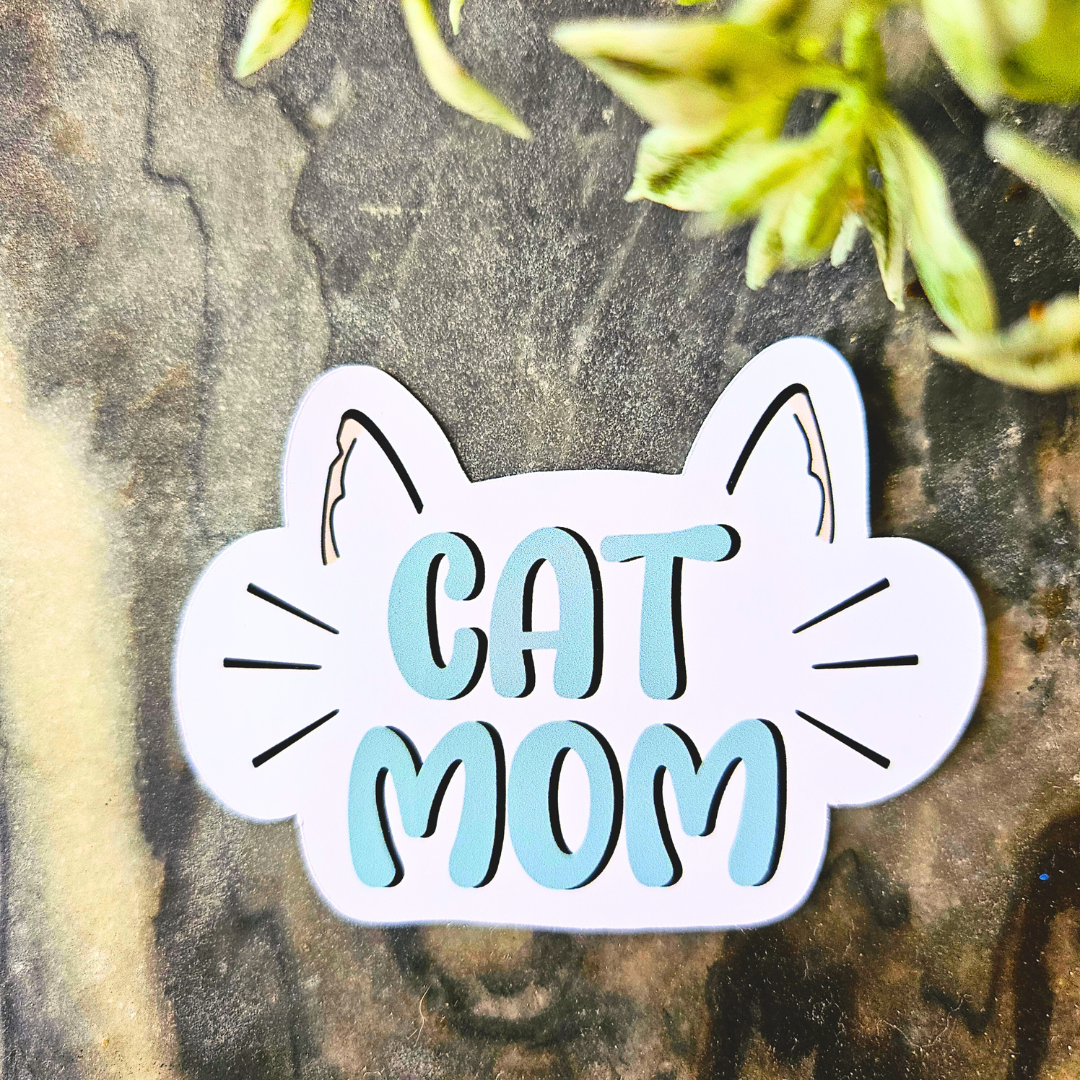 Dog & Cat Mom Sticker