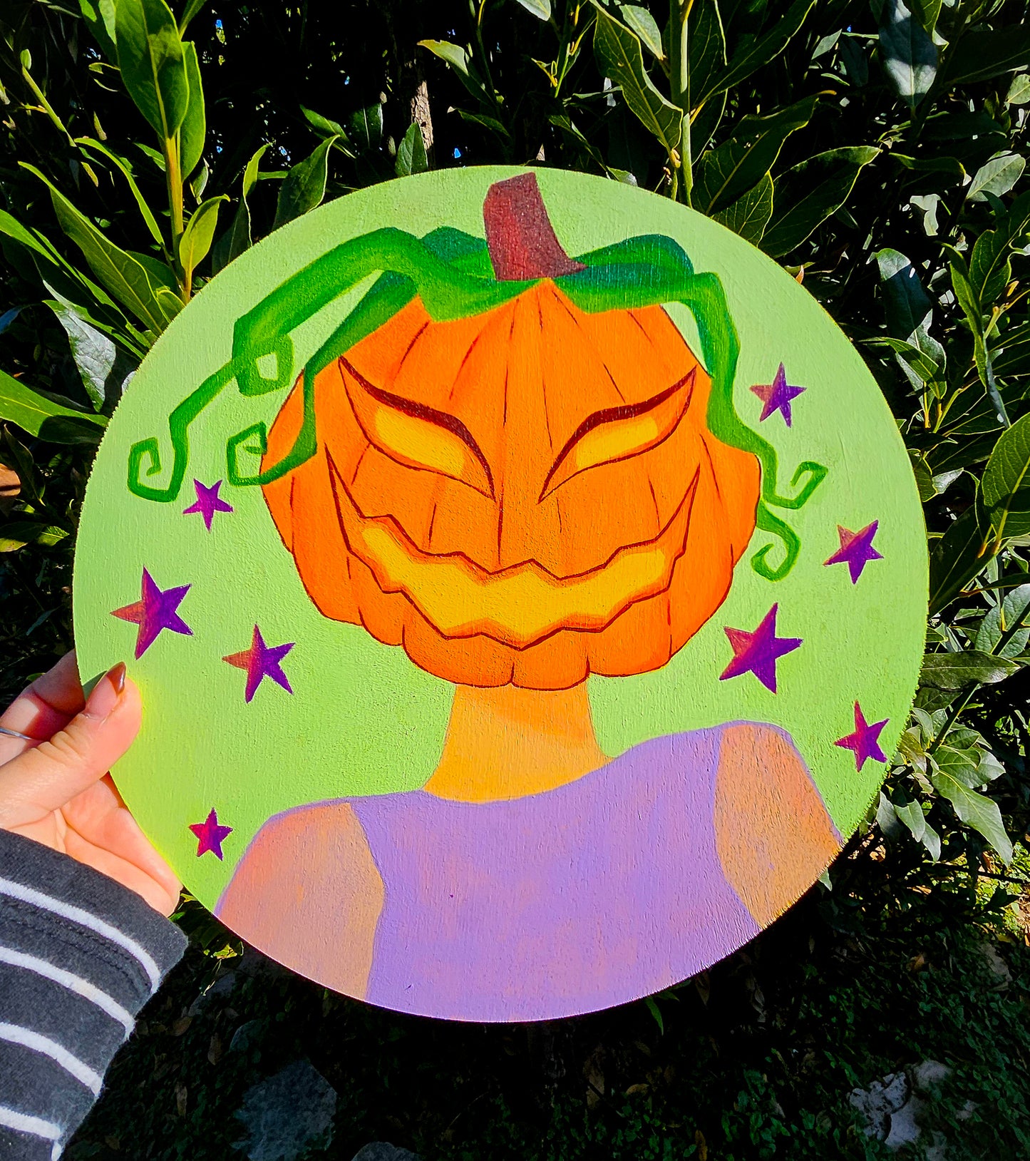 Pumpkin Girl Original Painting